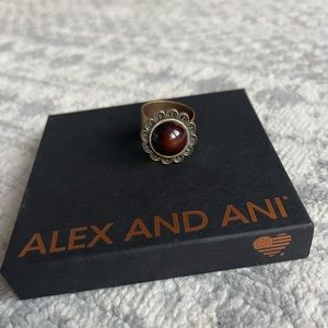Alex and Ani Vintage 66 Tigers Eye Ring